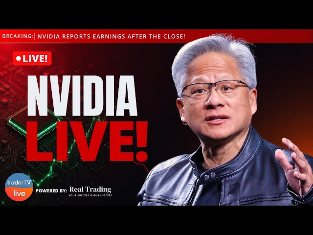 Nvidia Earnings At 4:20ET! $CRM, $CRWD $OKTA Report Tonight! | Stock Market Live