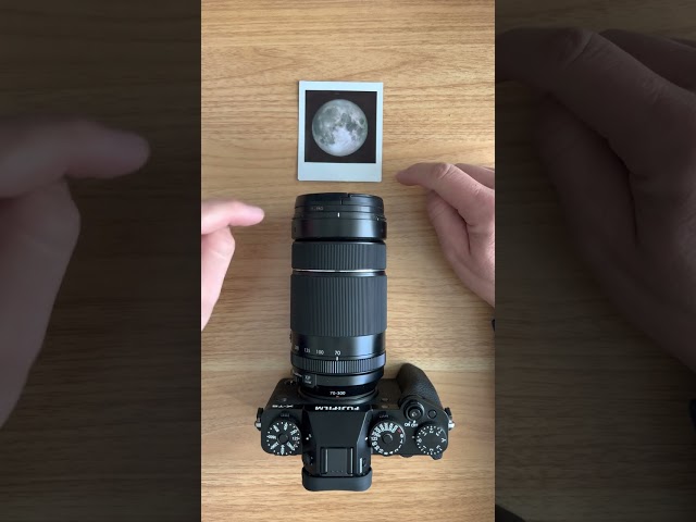 How to photograph the MOON #shorts