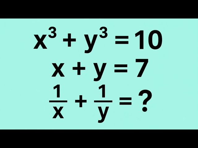 Indonesia | A Nice Algebra Math Olympiad Problem 