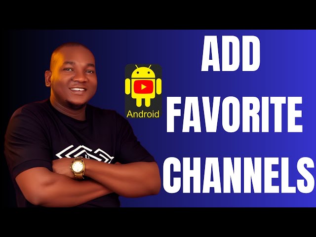 Add YouTube Channel to the Homescreen of Android phone