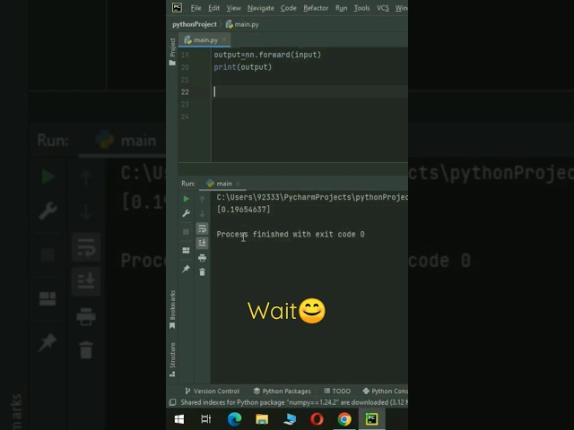Implementing Simple Neural Network In Python | #shorts #shortvideo #short #python