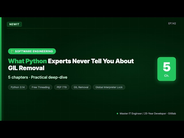 What Python Experts Never Tell You About GIL Removal | #NEWIT