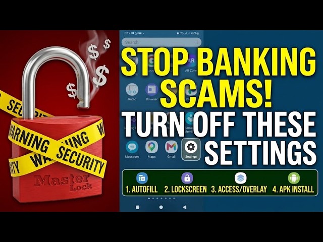 USE BANKING APPS ON ANDROID? Turn Off These 4 Settings NOW!