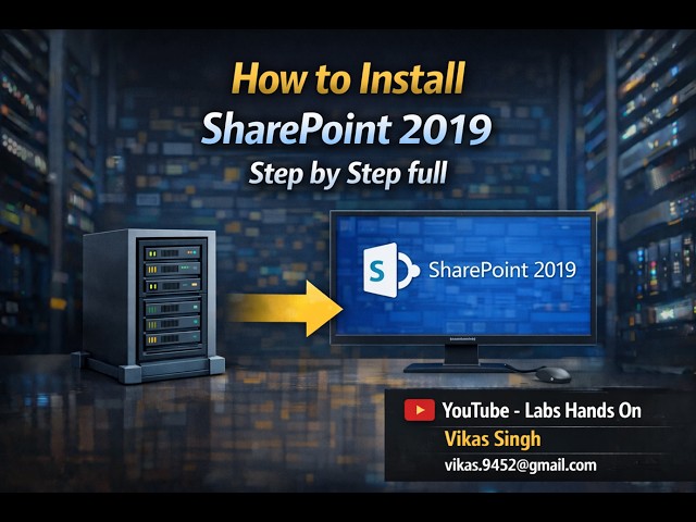 How to Install SharePoint Server 2019 Step by Step | Complete On-Premises Installation Guide