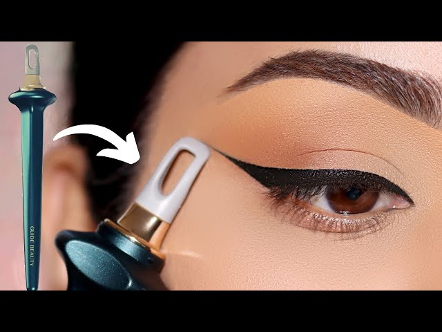 Eyeliner for SHAKY Hands, this tool gives crisp lines!