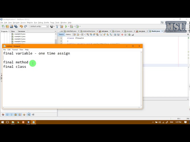 Java Class 11 - Final Keyword in Java