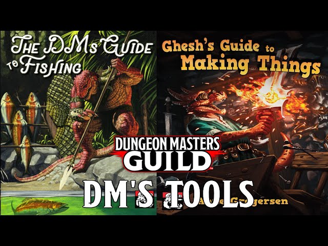 DM's Guild Review: DM's Tools - Fishing & Crafting! | Nerd Immersion