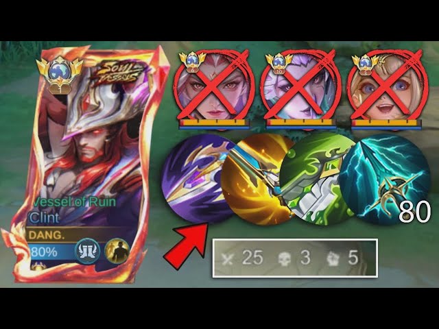 25 KILLS CLINT NEW BROKEN BUFFED BUILD IS FINALLY HERE!!😱💀 ( PLS ABÚSE THIS NEW BUILD! ) - MLBB