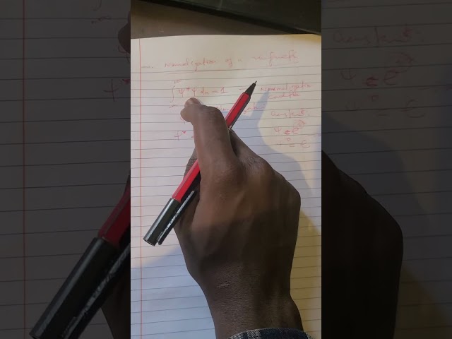 Normalizing a wave function 