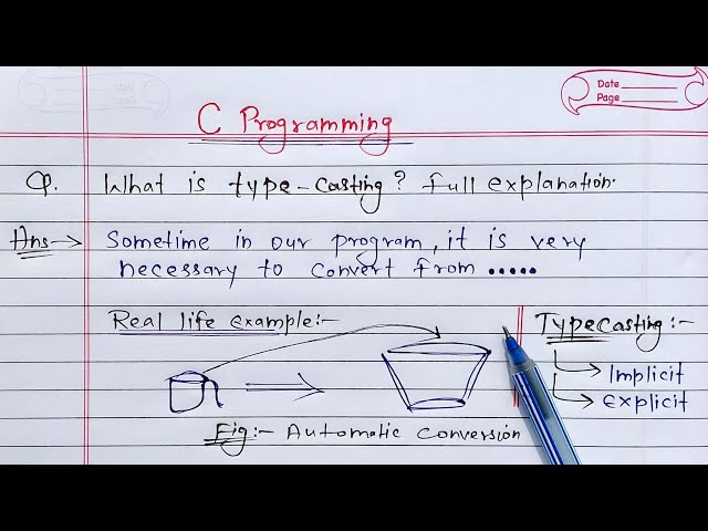 C Typecasting | What is Type Conversion? full Explanation | Learn Coding 