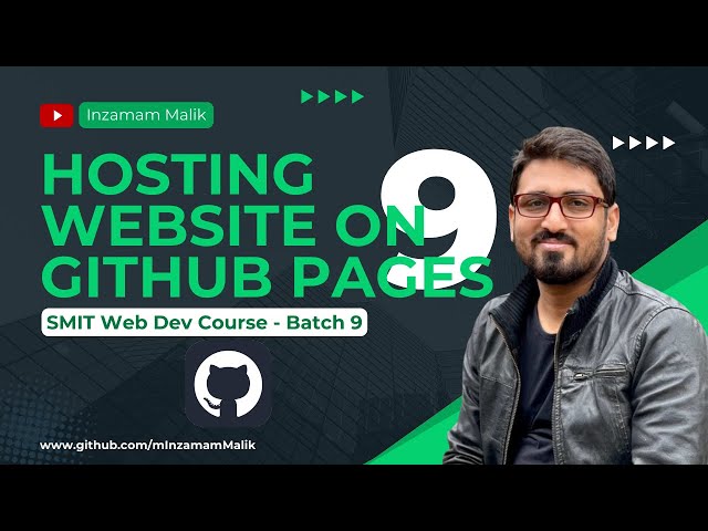 6. Hosting your first website for free on GitHub pages - just 4 clicks very easy