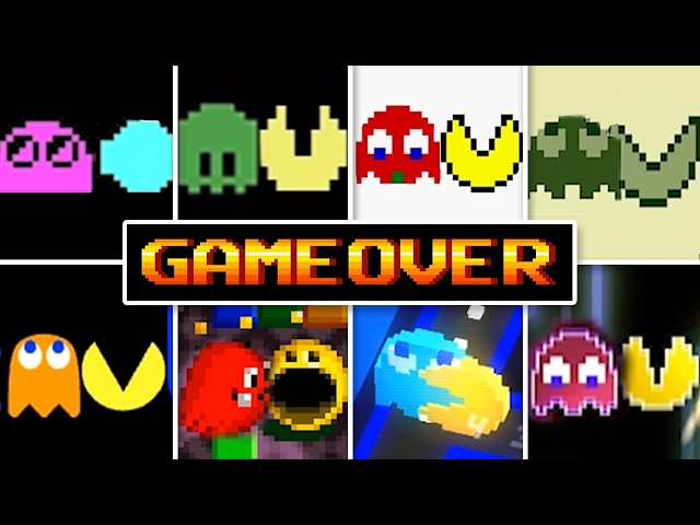 Evolution of Pac-Mania Death Animation through versions!