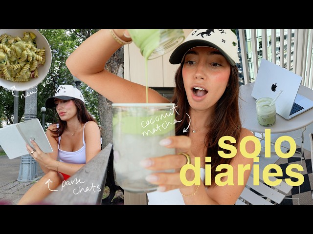 solo diaries vlog! trying new recipes, home decor shopping & self care