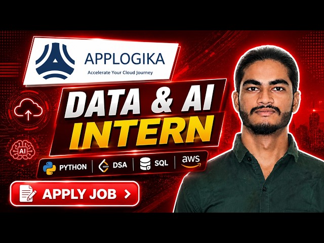Applogika Hiring Data & AI Interns | GenAI, Agentic AI, AWS & Data Engineering | Remote/Hybrid