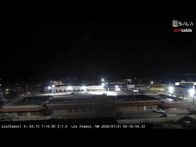 Simtable-SALA AlertWildfire Los Alamos