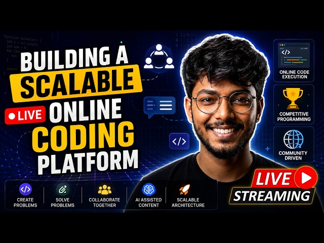 Building a Scalable Community Coding Platform Live 🚀 | AI + Online Code Execution + Full Stack SaaS