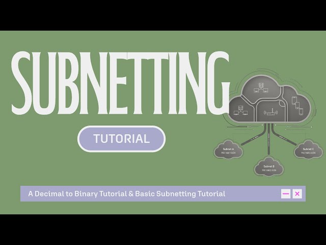 Decimal to Binary Conversion and Subnetting Primer