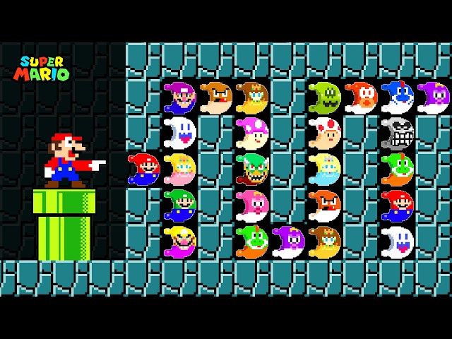 What If Mario Owns More Custom Character Moons in Super Mario Bros?