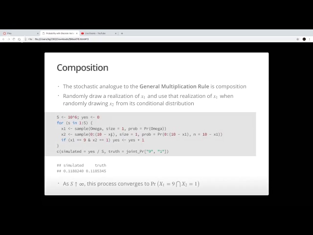 Introduction to Probability with Discrete Random Variables (GR5065 2019-01-24)
