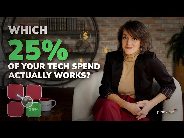 Only 25% of Your Tech Spend Drives Strategy. Fund What Works with Planview