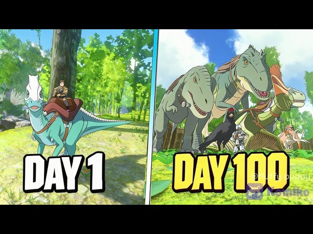 🎥I Survived 100 Days Taming All Creature in Ark Mobile 2.0 (THE MOVIE) PART 1