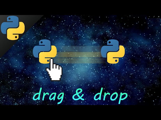 Learn Python tkinter GUI drag & drop easy 👈