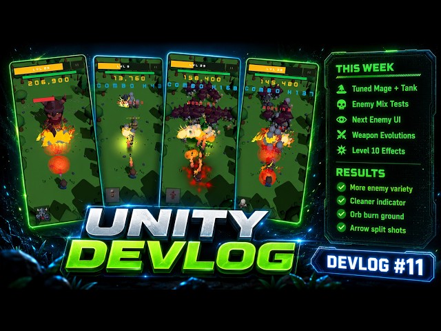Adding Weapon Evolutions to My Unity Game | Devlog #11