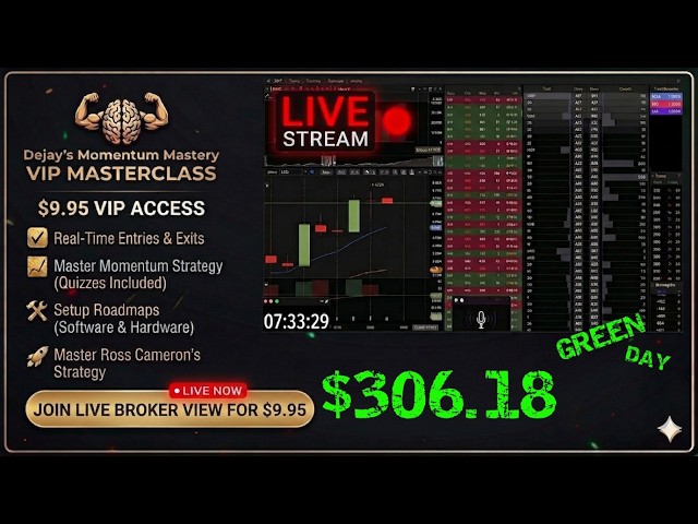 LIVE Day Trading: !  | Momentum Mastery (Webull & DayTradeDash)