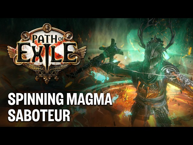 Path of Exile 1 Build Showcase: Spinning Magma Saboteur