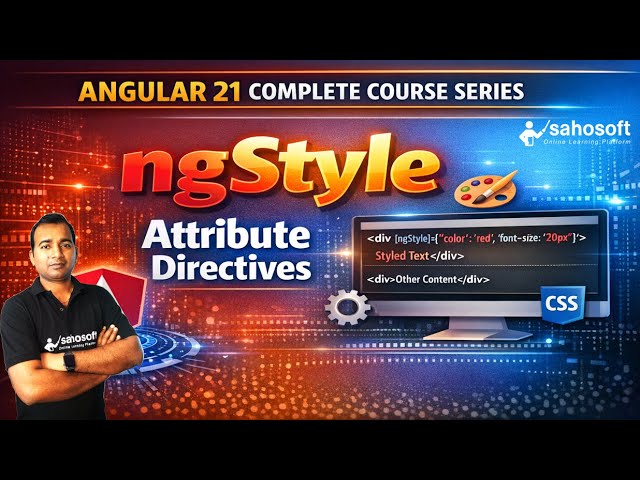 ngStyle Directive in Angular 21 | Attribute Directives | Angular 21 Tutorials in Hindi #angular