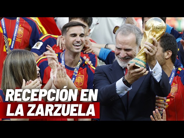 LOS REYES DE ESPAÑA reciben a los campeones EN DIRECTO
