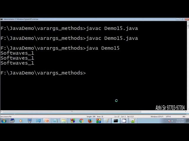 Varargs Method in Java Part 7