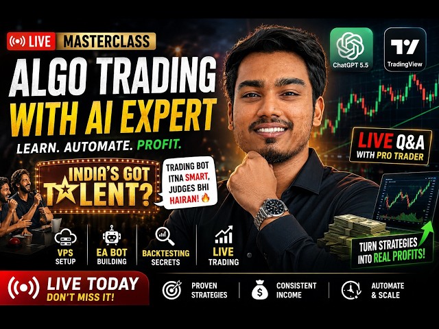 MT5 EA Algo Trading Masterclass: Find Out If Your Bot Works | Sumedhh (Portrait)