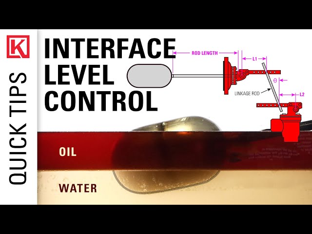 2 Adjustments for Accurate Interface in Liquid Level Control Dump Valves & Trunnions