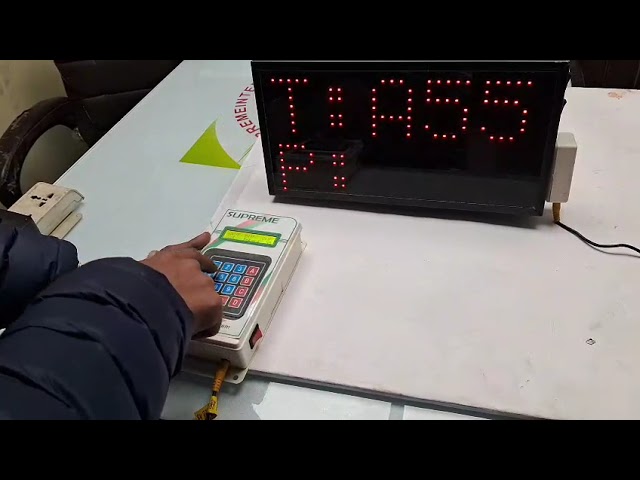 Multi-Segment Queue Token Display System