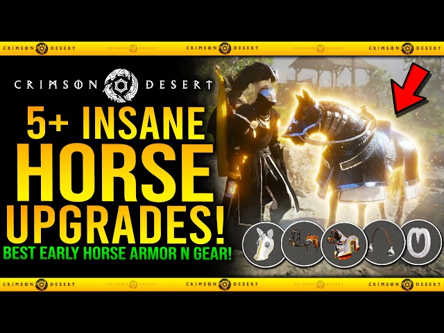 5 INSANE HORSE UPGRADES You Need To Get! Secret Horse Armor & Gear - Crimson Desert Horse Upgrades