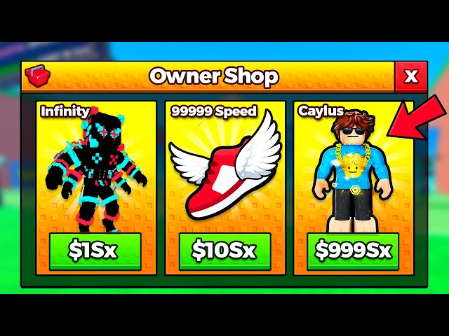 Escape Tsunami, But You Can Buy OWNER BRAINROTS!