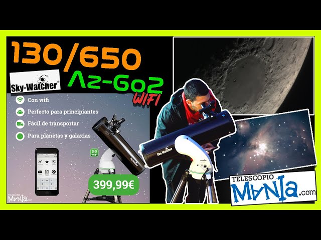 👉THE BEST TELESCOPE FOR BEGINNERS? SKY-WATCHER 130/650 Az-Go2 Wifi 🔭🪐