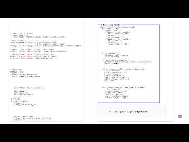 Converting from pytorch to pytorch lightning in 4 minutes