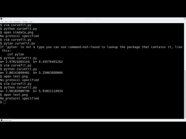Curve Fitting with Python
