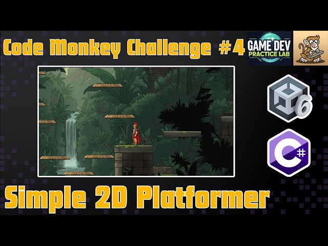 Simple Unity 2D Platformer Challenge (GD Practice Lab #4)