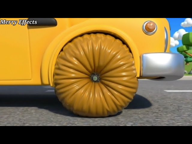 Wheels On The Bus - Wheel Transform Into Balloon Effects ✨