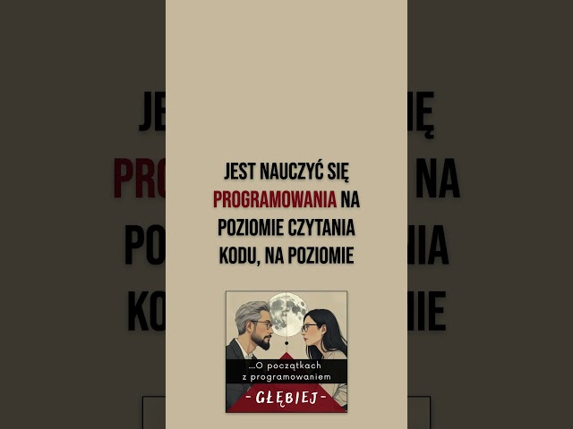 AI napisze kod za Ciebie. Ale czy go przeczytasz? 🤖📖 #programowanie #AI  #podcast