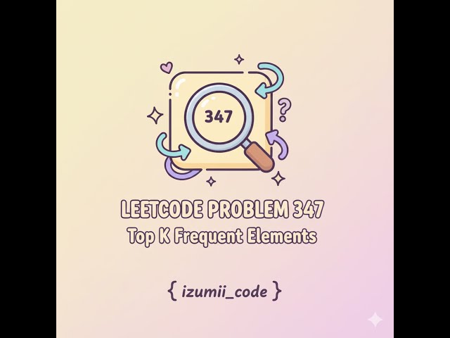 LeetCode 347 Explained Easy | Find Top K Frequent Numbers | c++