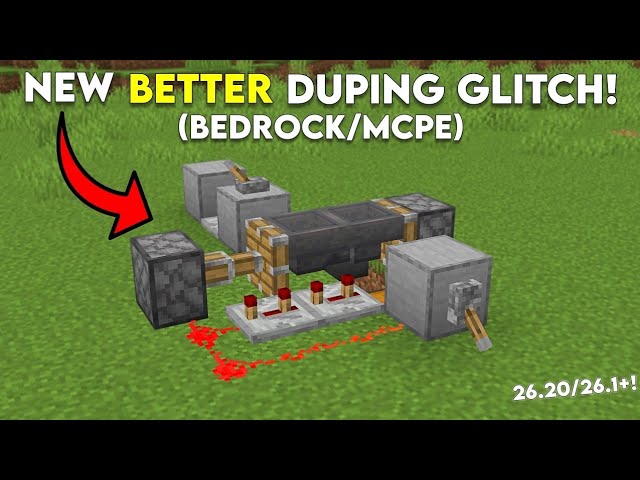 EASY DUPLICATION GLITCH Minecraft Bedrock 26.1+!