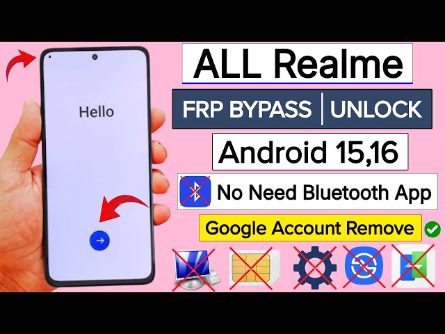Realme Android 15,16 FRP Bypass/Unlock Code Not Working ❌ | Realme Android 16 Frp Unlock - NO PC