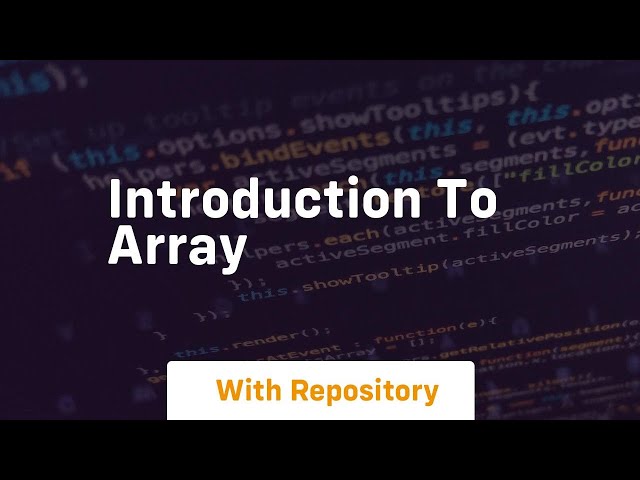 introduction to array