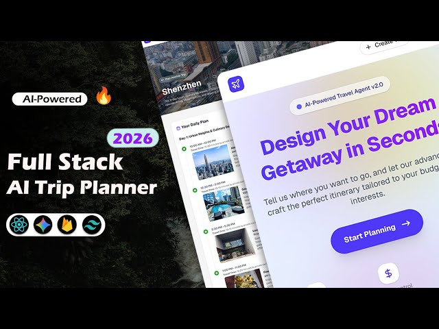 How to Create Complete AI Trip Planner App Using React, Gemini AI, Firebase, Shadcn - Build & Deploy