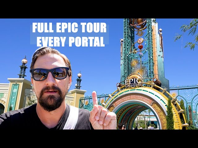 Full Universal EPIC Universe MEGA Tour!| Every Portal, Fun Secrets, Everything You Need To Know!