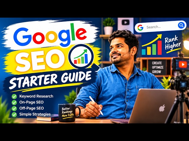 Google SEO Starter Guide 2026 🔥 Learn SEO from Scratch & Rank Higher on Google